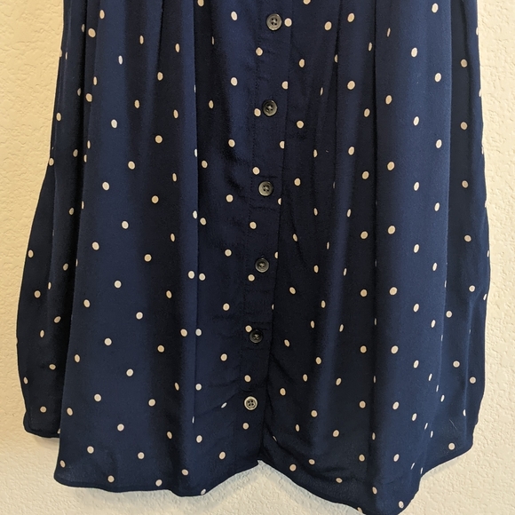 Madewell ruffle strap polka dot dress size 4 - Picture 6 of 11